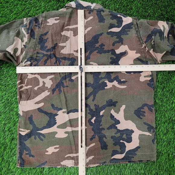 Vintage Winchester Woodland Camo Hunting Field Jacket M 24x27 Baggy - Picture 5 of 10